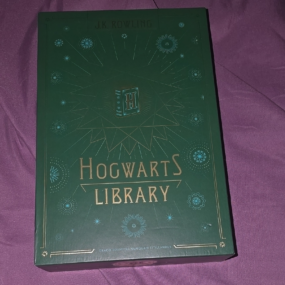 Hogwarts Library Green Box Set by J.K. Rowling